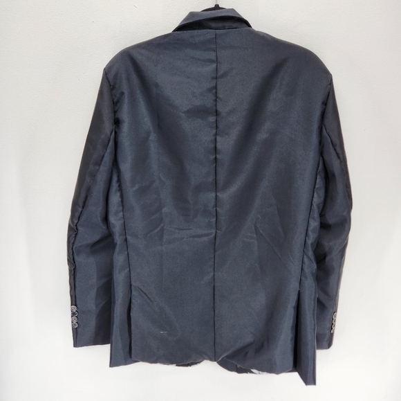 Skeleton Blazer Mens Large Black White - Picture 3 of 10